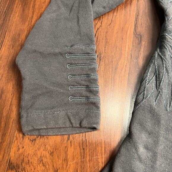 Soft Surroundings Blazer Jacket Women's Size S Tallulah Jersey Embroidered - Picture 4 of 9